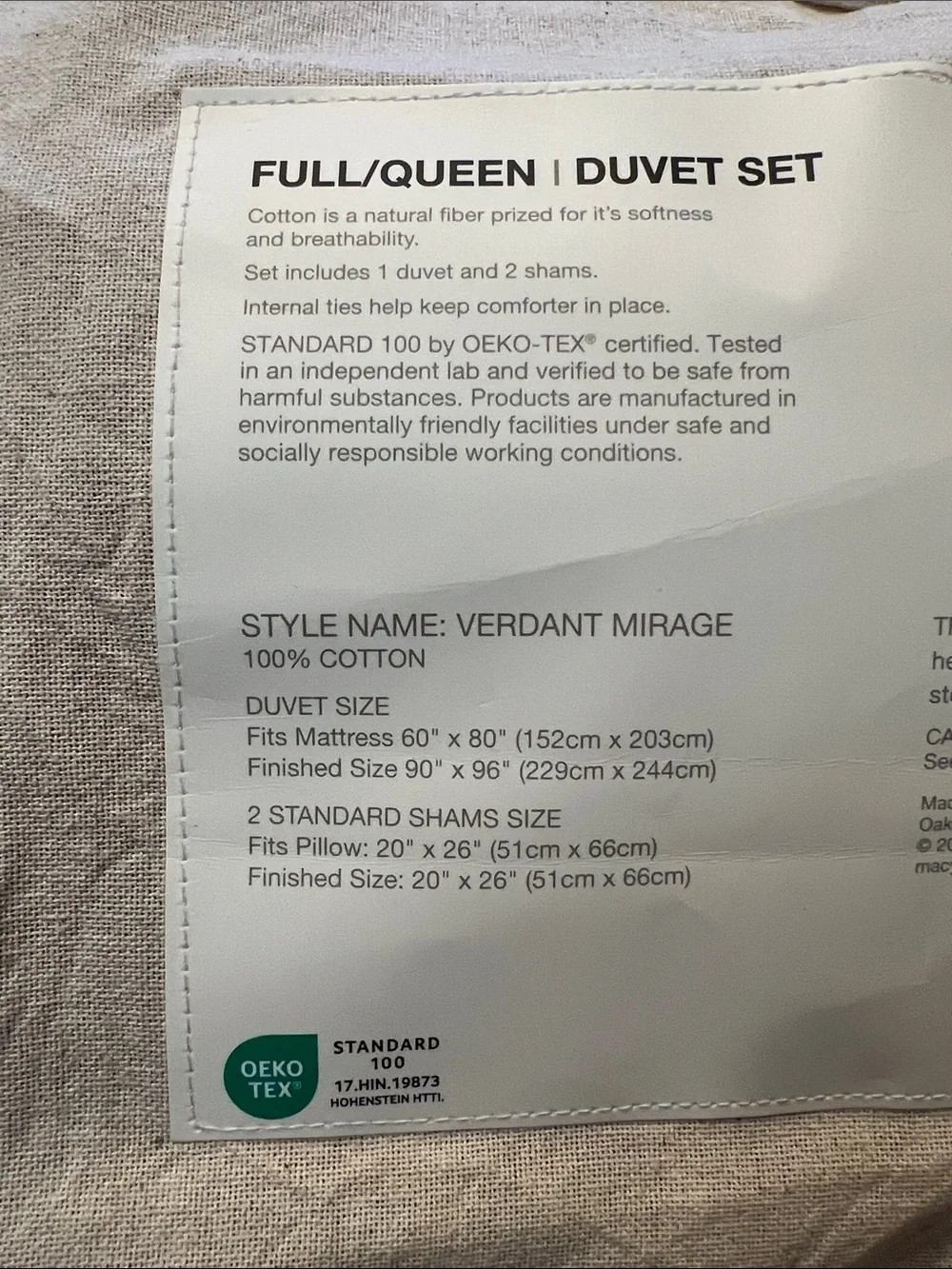 Soft Washed Sage Green Duvet Cover Set - Home Bedding